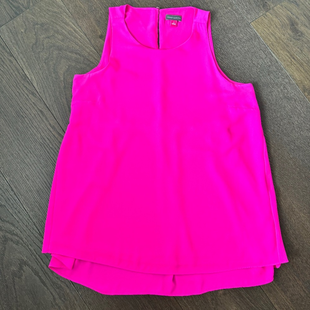 Hot Pink Vince Camuto Flowy Tank Size Small